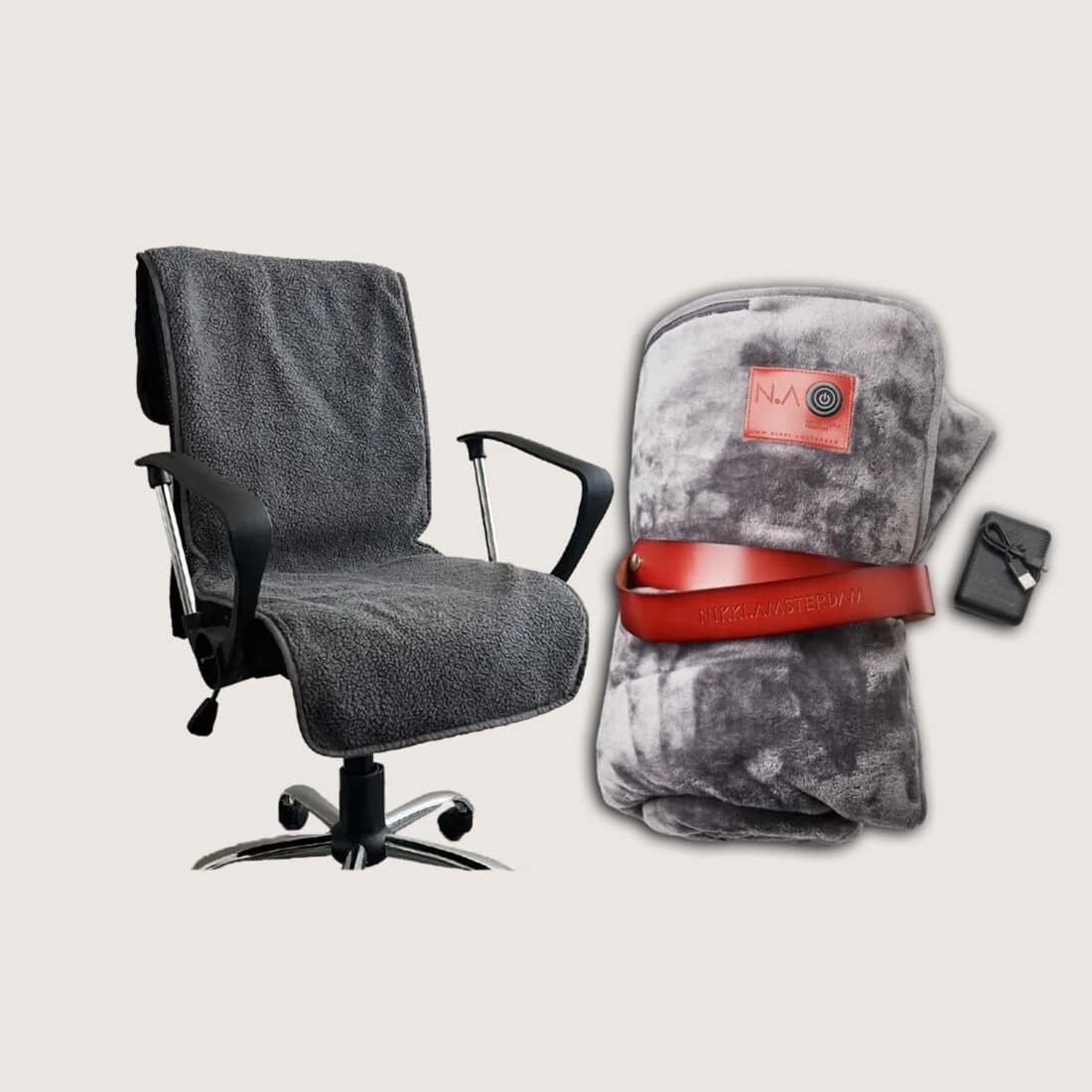 warmtedeken-actie-draadloze-stoelverwarming-warmedeken-infrarood-warmtedeken-the-plaid-seat-pad-nikki-amsterdam-combideal-seat-heat