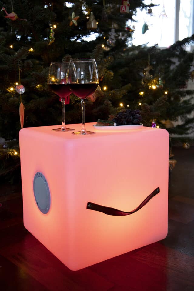 Wireless Led Lautsprecher Beistelltisch Bluetooth Lautsprecher Nikki Amsterdam The Cube