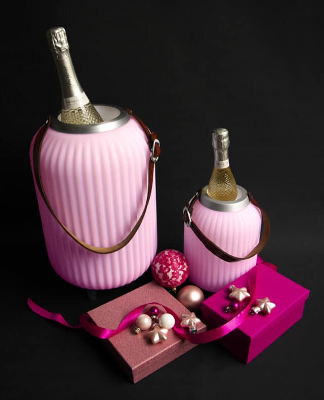 Nikki Amsterdam The Lampion Weinkühler Lautsprecher Multicolour Led Beleuchtung Geschenkpaket Weihnachtsgeschenk muss skaliert